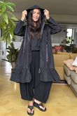 Stroll Frill Mac Black